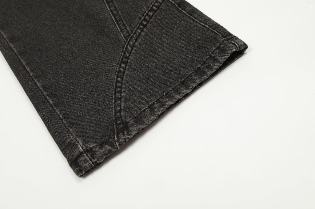 New Multi-Pocket Work Jeans Couple Pants