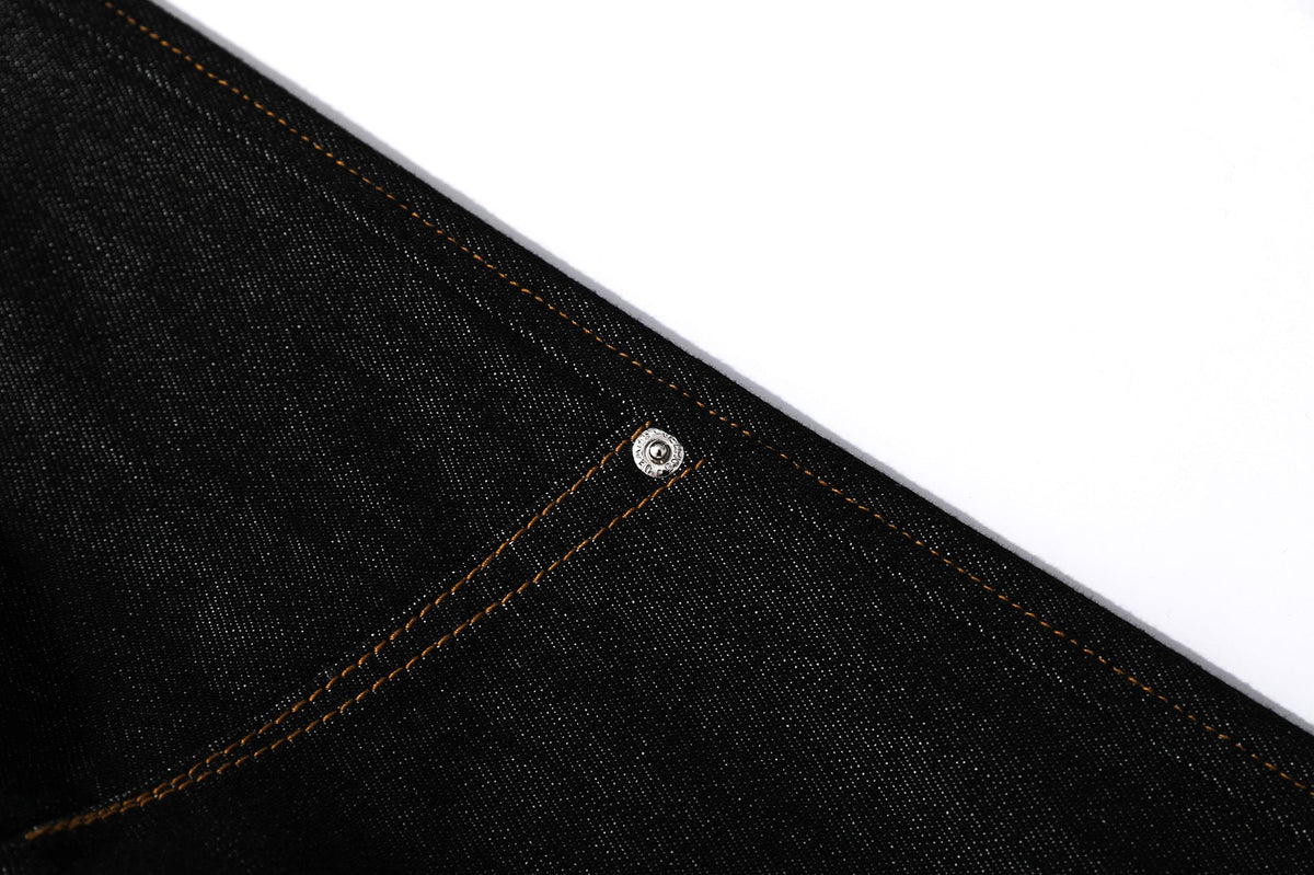 New retro nostalgic original color straight personality jeans