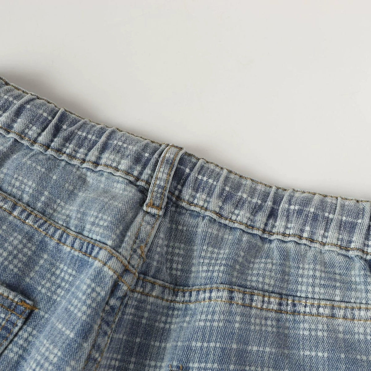 Plaid sports loose casual pants