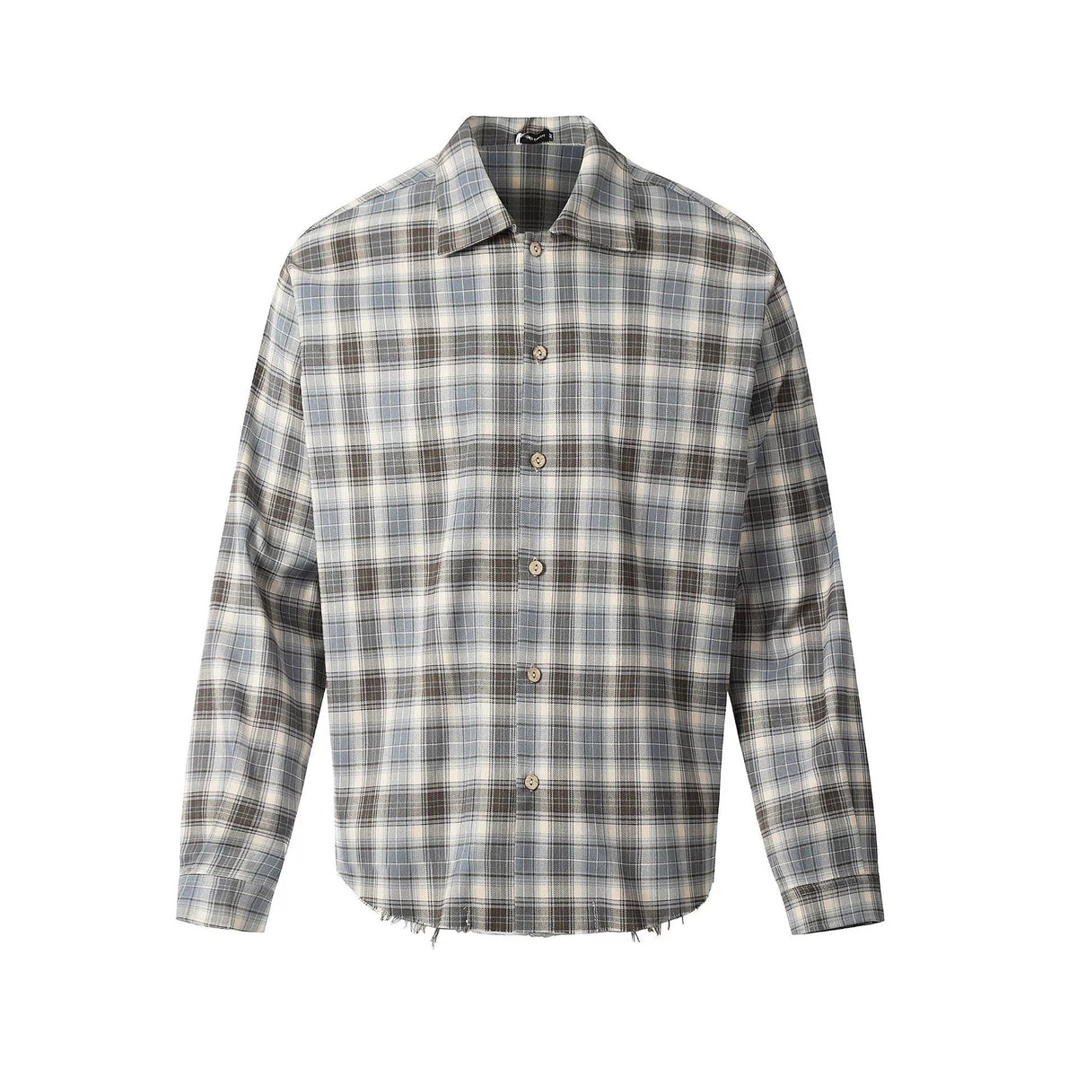 Plaid sports casual loose sweatshirt jacket