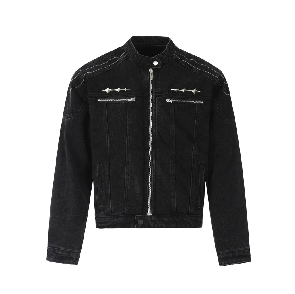 Denim fashion loose jacket