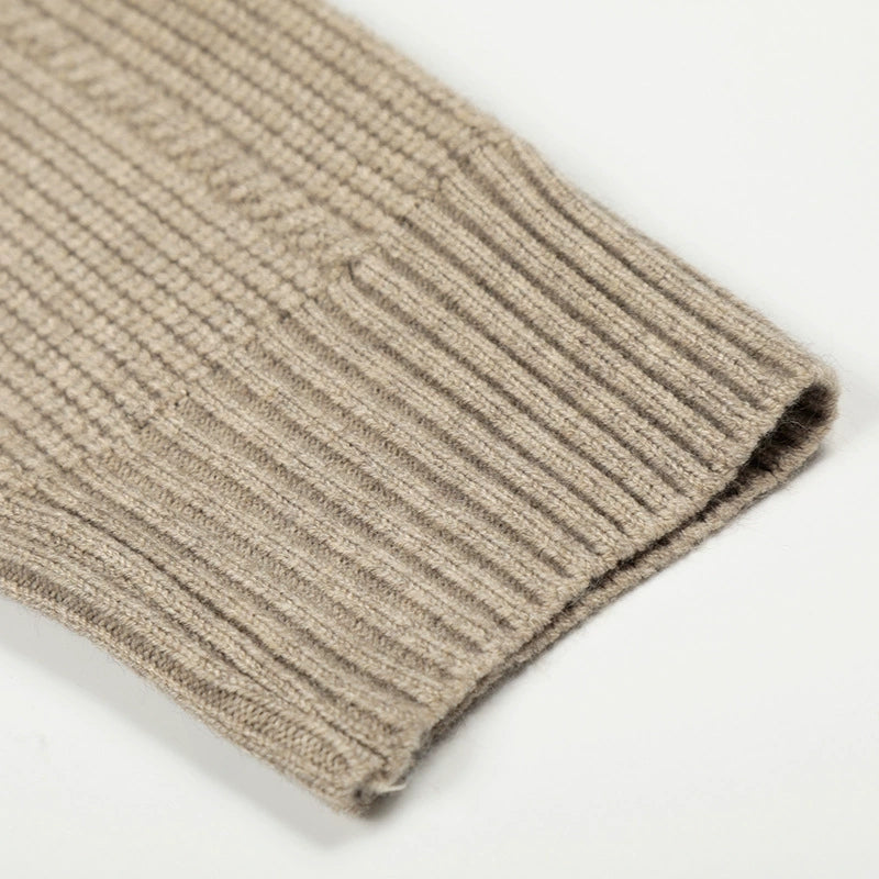Fashionable wool sweater sports casual jacket