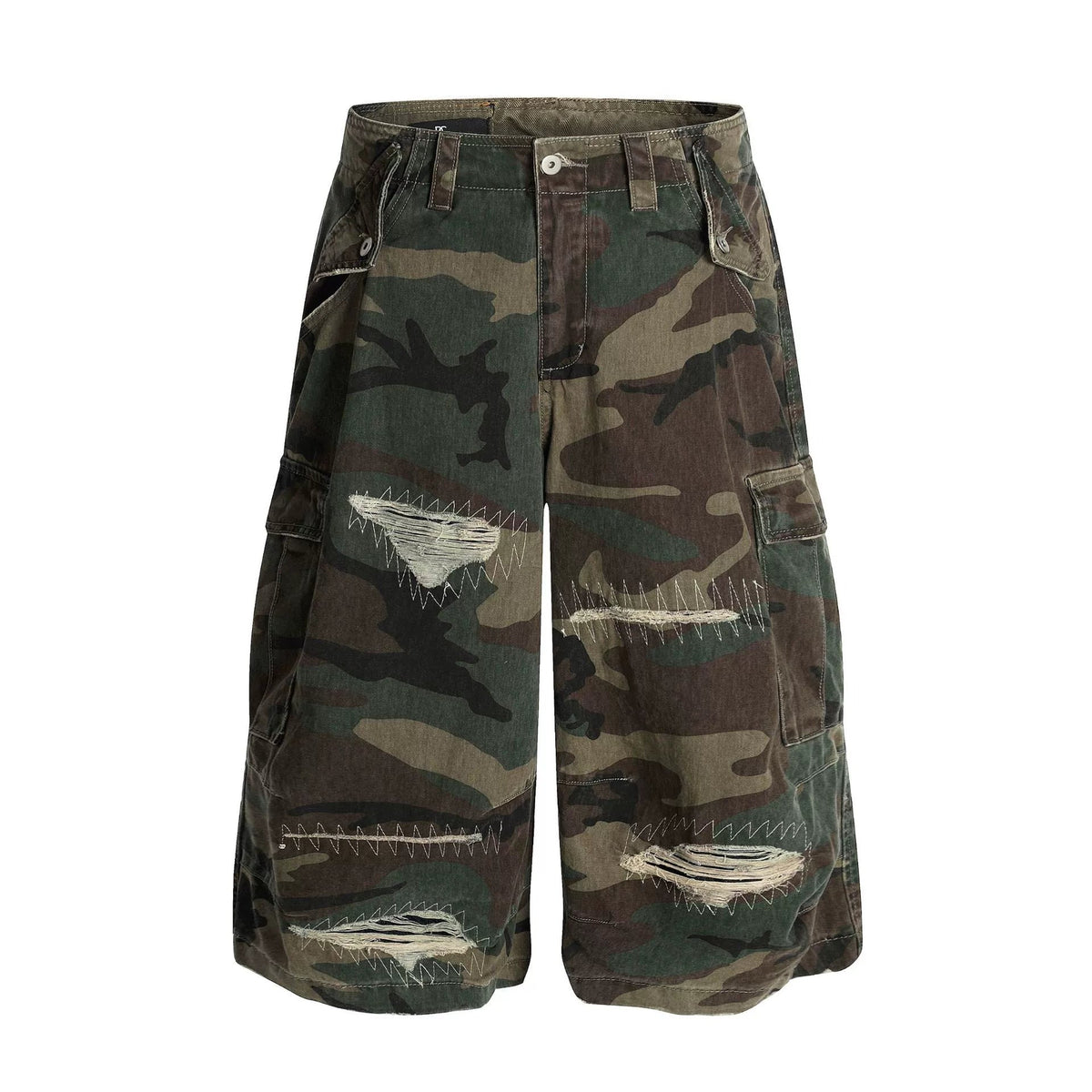 Fashion sports loose camouflage shorts