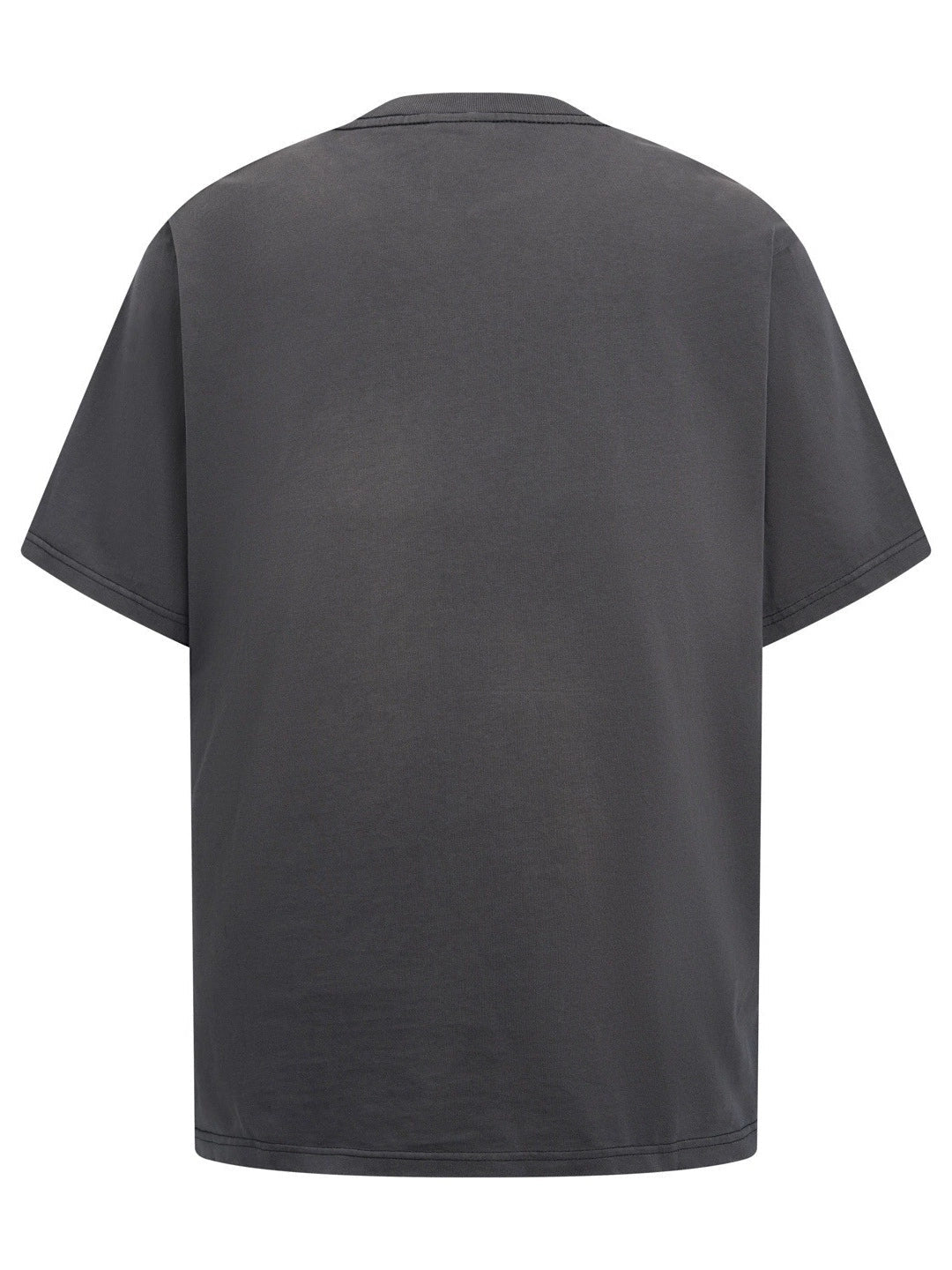 Fashion printed solid color T-shirt