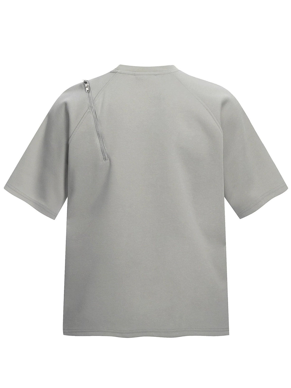 Fashion printed solid color T-shirt